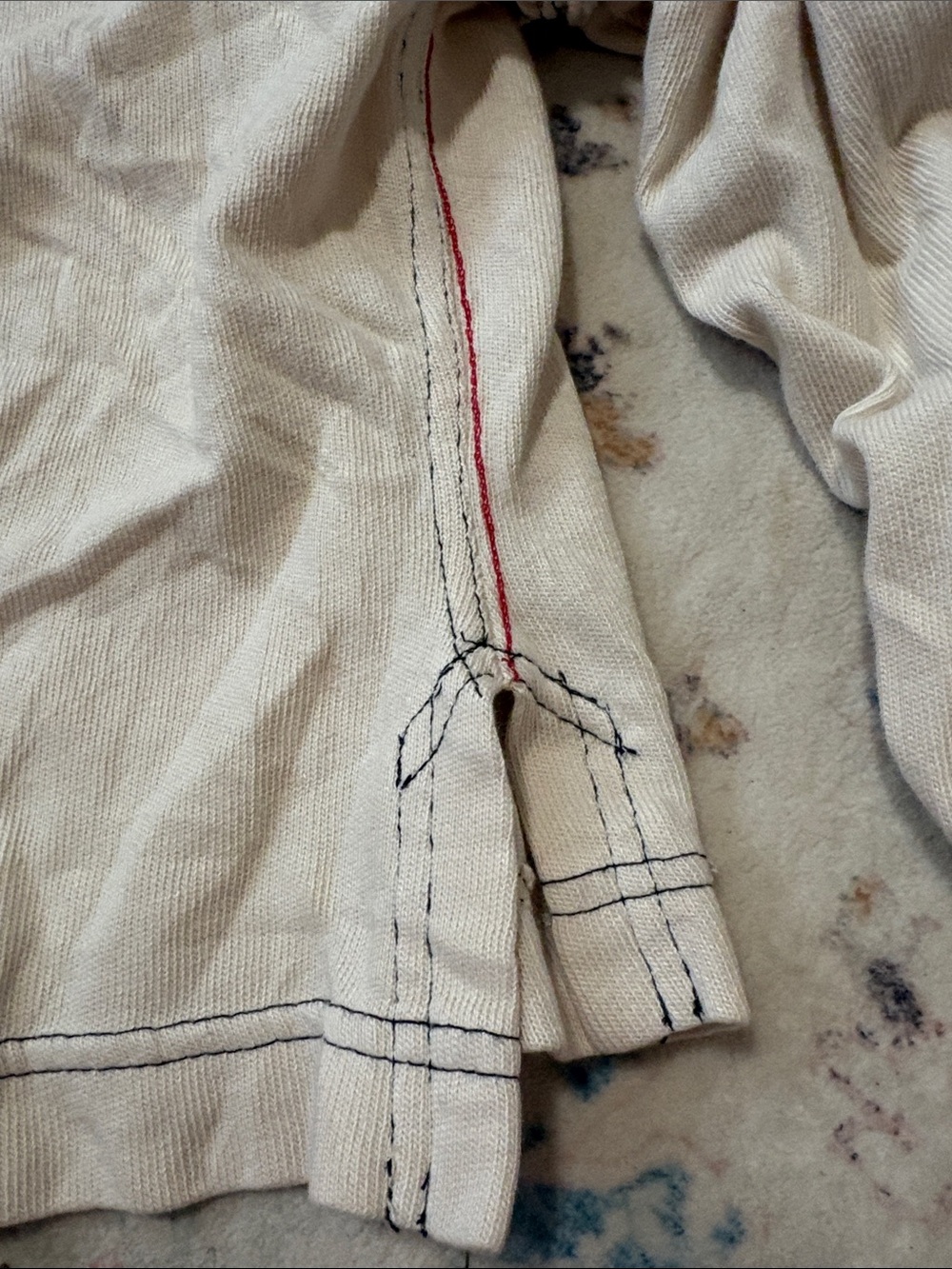 Pilcro Après Long-Sleeve Ruffled Cotton Tee . From anthropology. Size Med. - Picture 8 of 8